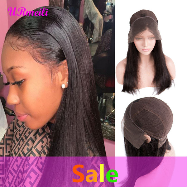 Human Hair Lace Front Wigs For Black Women Lace Wigs Brazilian Remy Viagin Straight Hair Wig With Baby Hair 150% Density Lace Wig