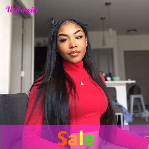 10A Straight Lace Front Wig Glueless Lace Front Human Hair Wigs For Black Women 13x4 Brazilian Remy Hair Lace Wigs With Baby Hair