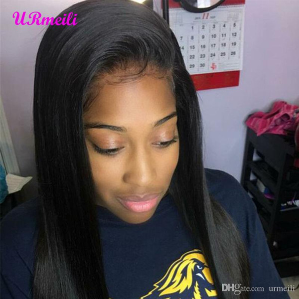 Human Hair Lace Front Wigs brazilian remy virgin hair DHgate 13*4 human hair lace front wigs Perruques de cheveux humains 150% Density wig