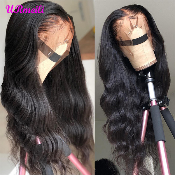 13x6 Lace Front Human Hair Wigs For Women 150% Density Brazilian Body Wave Virgin Hair Lace Frontal Wigs Pre Plucked Baby Hair