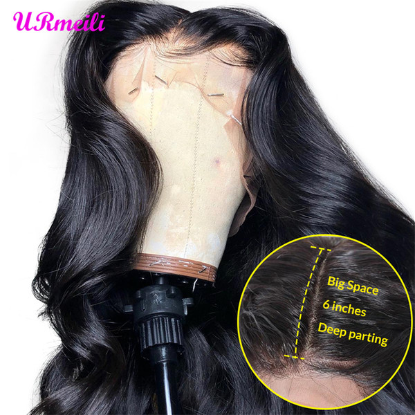 Brazilian Body Wave Long 13x6 Lace Front Human Hair Wigs For Black Women Lace Frontal Wig Pre Plucked With baby hair