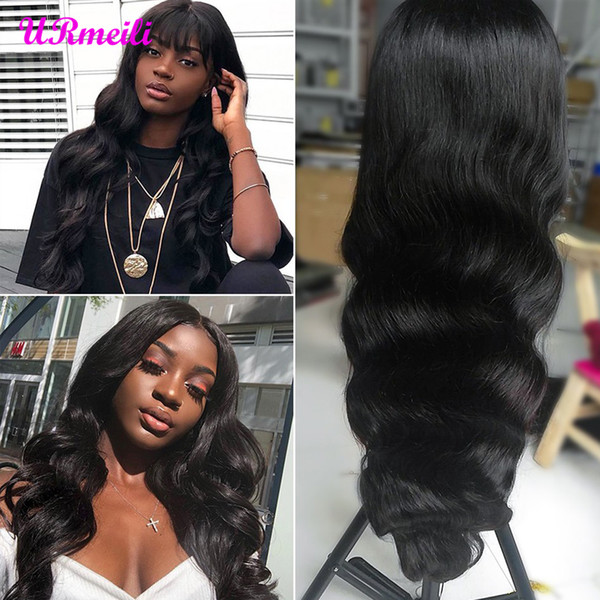 150 Density 13x6 Body Wave Lace Front Human Hair Wigs Pre Plucked With Baby Hair Glueless Lace Frontal Wig