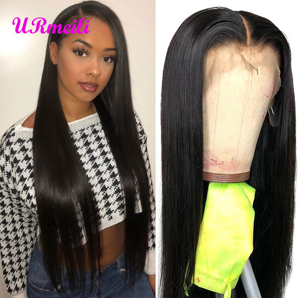 13x4 Lace Front Human Hair Wigs With Baby Hair Brazilian Straight Virgin Remy Human Hair Wigs for Black Women Perruques de cheveux humainsBr