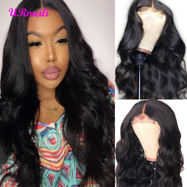 Brazilian Body Wave Human Hair Lace Frontal Wigs For Black Women Virgin Hair Weave Body Wave Closure Wigs 150% Density Glueless Lace Wig