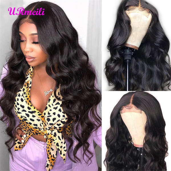 Mongolian Body Wave Human Hair Lace Front Wigs Mongolian Virgin Hair Body Wave Lace Closure Wigs For Black Women Perruque Glueless Lace Wigs