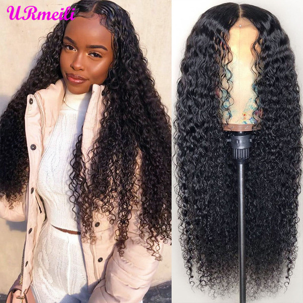 Lace Front Human Hair Wigs For Black Women Short Long Afro Curly Human Hair Wig Brazilian Curly Virgin Hair Frontal Wig Preplucked