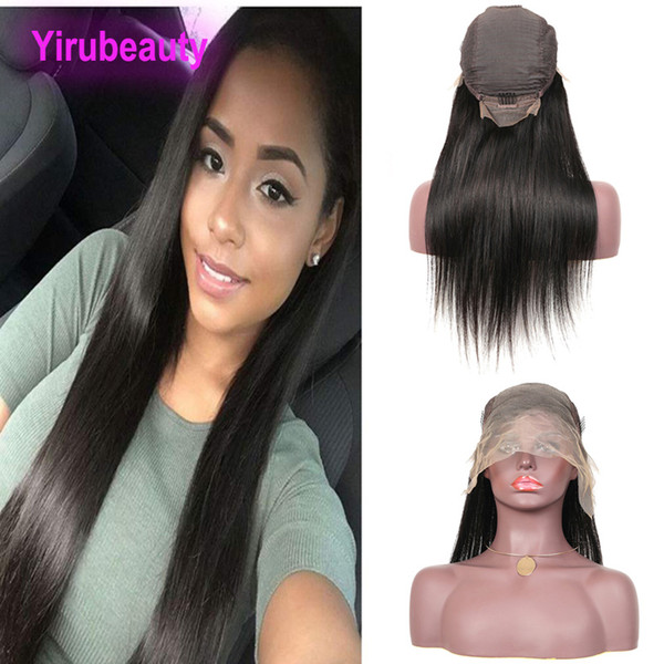 Indian Virgin Human Hair Straight 13X6 Lace Front Wigs Natural Color 13 By 6 Wigs Mink Lace Wig