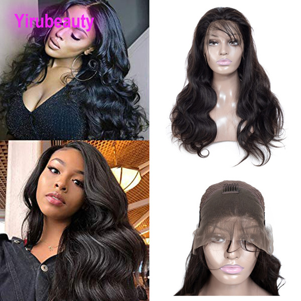 Braizlian Virgin Hair 13X4 Lace Front Wigs Body Wave With Baby Hair Natural Color 13*4 wigs 100% Human Hair