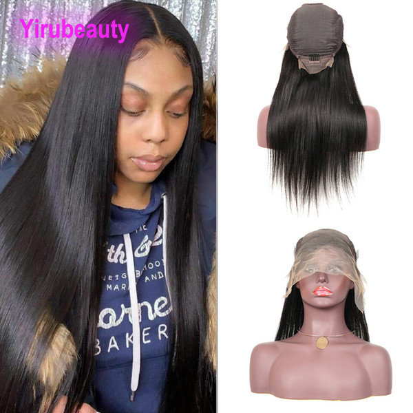 Peruvian Human Hair Products 10-28inch 13X6 Lace Frontal Wigs Straight Virgin Hair 13 By 6 Lace Front Wig Natural Color Wholesale