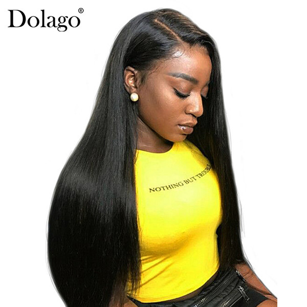 Straight Wave 360 Lace Frontal Wig With Baby Hair Pre Plucked Brazilian Full Lace Wig Human Hair 150% Density Lace Front Wig