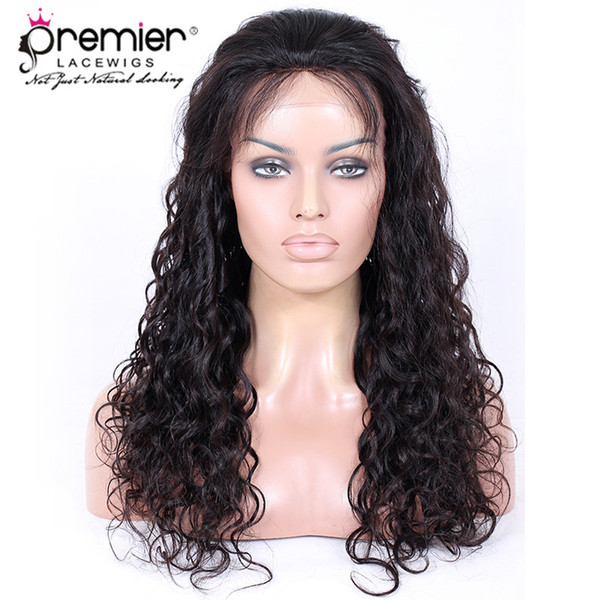 8a Full Lace Human Hair Wigs Pre-plucked Perimeter with BabyHair Brazilian Hairs Loose Curly Wigs Natural Hairline With Babyhair