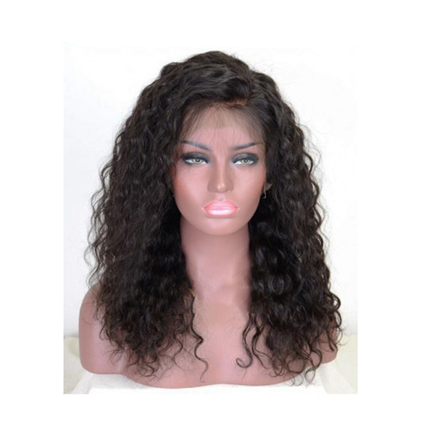 premierwigs Full Lace Human Hair Wigs Pre-plucked Perimeter with Baby Hair Brazilian Hairs Loose Curly Wigs Natural Hairline With Babyhair