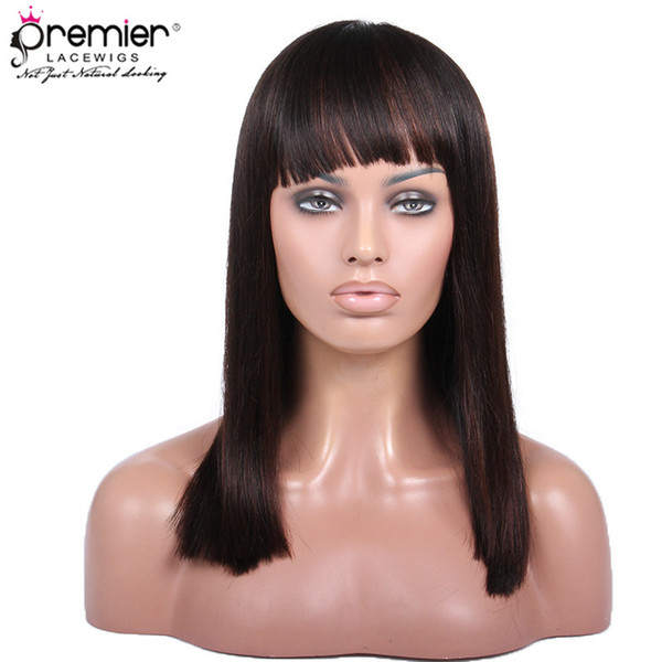 8a Full Lace Human Hair Wigs Pre-plucked Perimeter with BabyHair Brazilian Hairs Yaki Straight Bob Wigs Natural Hairline With Babyhair