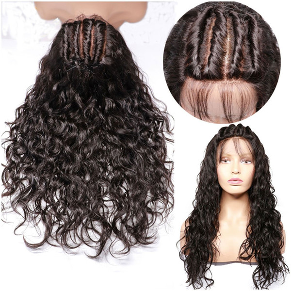 Full Lace Human Hair Wigs Pre-plucked Perimeter with Baby Hair Brazilian Hairs Kinky Curly Wigs Natural Hairline With Babyhair