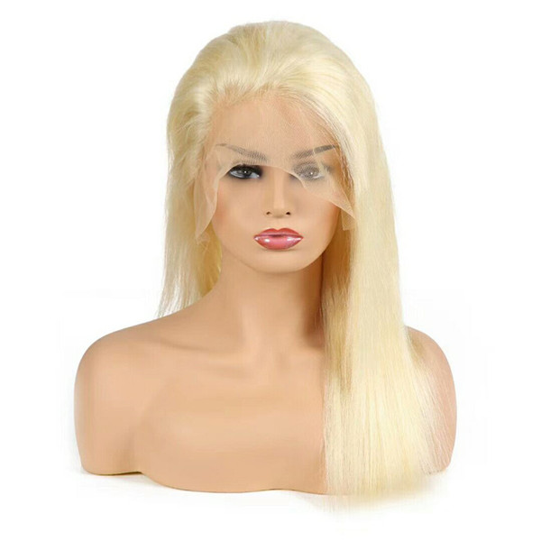 Brazilian 613 Blonde Full Lace Wigs Straight Human Hair Front Lace Wigs Indian Peruvian Malaysain Hair Wigs