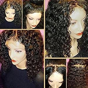 360 Lace Frontal Wig Brazilian 250% kinky Curly Wigs 360 Full Lace Human Hair Wigs For Black Women Pre Plucked high ponytail wig