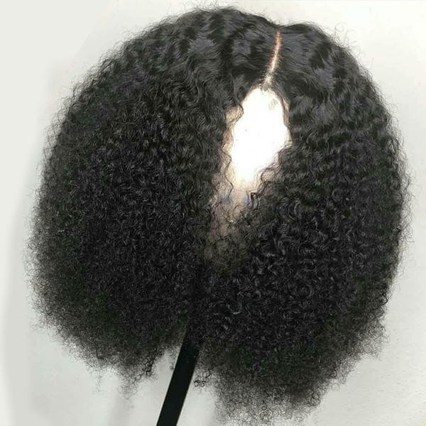 150% Density Lace Front Human Hair Wigs For Women With Black Afro Kinky Curly Glueless Brazilian Remy Hair 360 Lace frontal Wigs