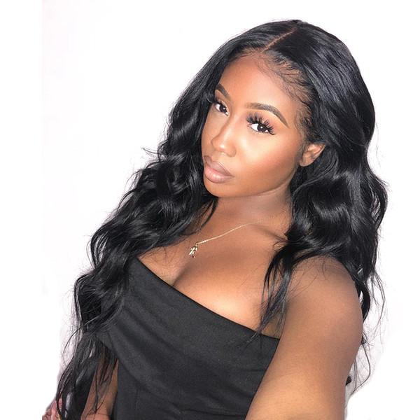 360 Lace Frontal Wig Pre Plucked With Baby Hair Brazilian Body Wave Lace Front Human Hair Wigs 150% Glueless Remy