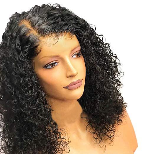 360 Lace Frontal Wigs Pre Plucked With Baby Hair Glueless Curly Lace Front Human Hair Wigs For Women Brazilian Remy Hair 130%density