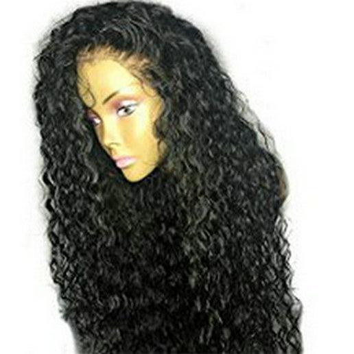 360 Lace frontal wig afro kinky curly brazilian lace front human hair wig pre plucked 130%density for black women