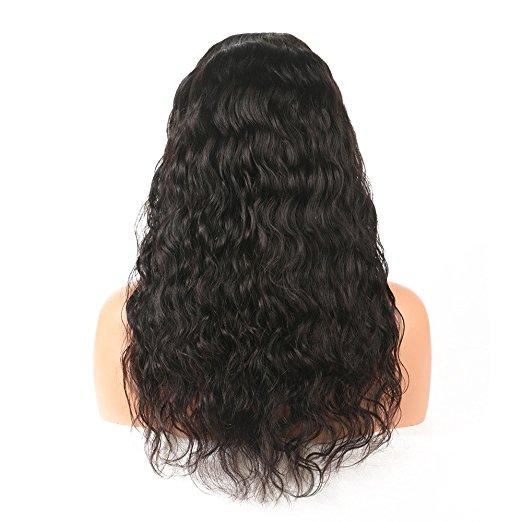 Natural wavy Brazilian Hair Wig Glueless Full Lace divaswigs Hair Wigs With Baby Hair 180% density Lace Front wigs for black women