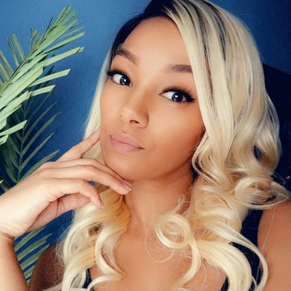 Brazilian Hair Straight Body Wave Full Lace Wig #613 Blonde for Black Woman with Baby Hair Honey Blonde Human Hair Lace Front Wigs