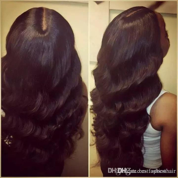 Brazilian Hair Full Lace Wig For Women Free Part Virgin Body Wave Lace Frontal Human Hair Wigs Pre Plucked Bleached Knots