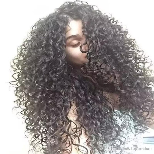 Curly Human Hair Full Lace Wigs With Baby Hair Pre Plucked Unprocessed Virgin Brazilian Lace Front Human Hair Wigs Curly