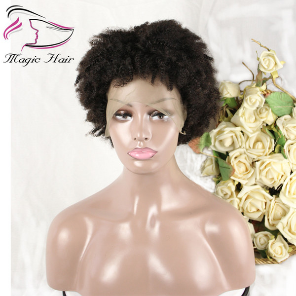 Evermagic hair afro kinky curly wig remy wigs for women black natural afro hair human hair wigs 