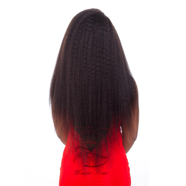 Full Lace Human Hair Wigs 9A Virgin Peruvian Hair kinky Straight Lace Front Wigs For Black Women Baby Hair Freeship