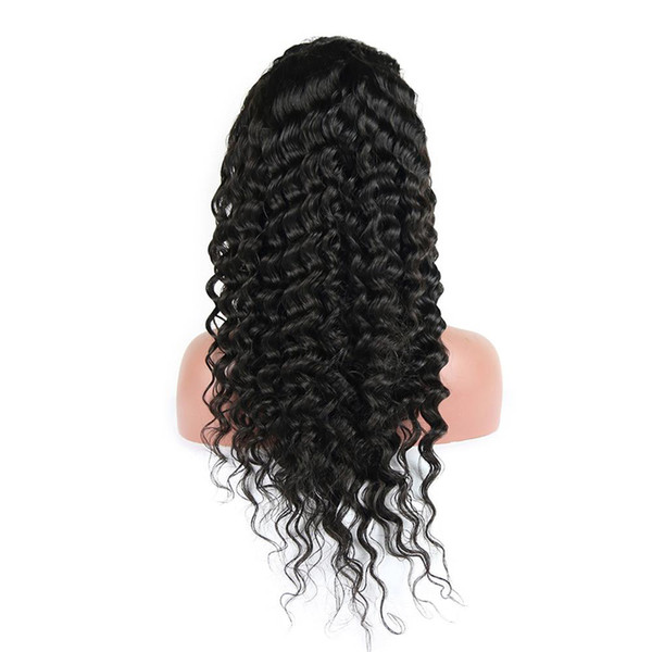 Lace Front Human Hair Wigs For Women Pre Plucked Deep Wave Brazilian Lace Human Hair Wigs With Baby Hair Natural Hairline