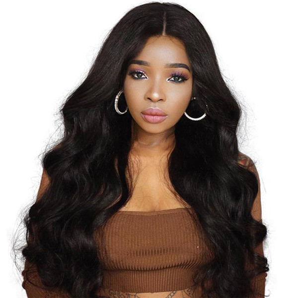 13*4 lace front human hair wigs for women Brazilian body wave lace frontal wig pre plucked with baby hair remy hair bleached knots