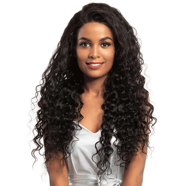 360 full lace human hair wig Pre Plucked With Baby Hair Brazilian deep wave Lace Wigs For Women Brazilian Virgin Hair Wig