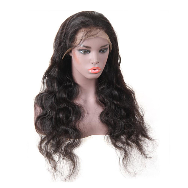 Full Lace Human Hair Wigs For Women Pre Plucked Body Wave Brazilian Lace Front Wigs With Baby Hair Natural Hairline