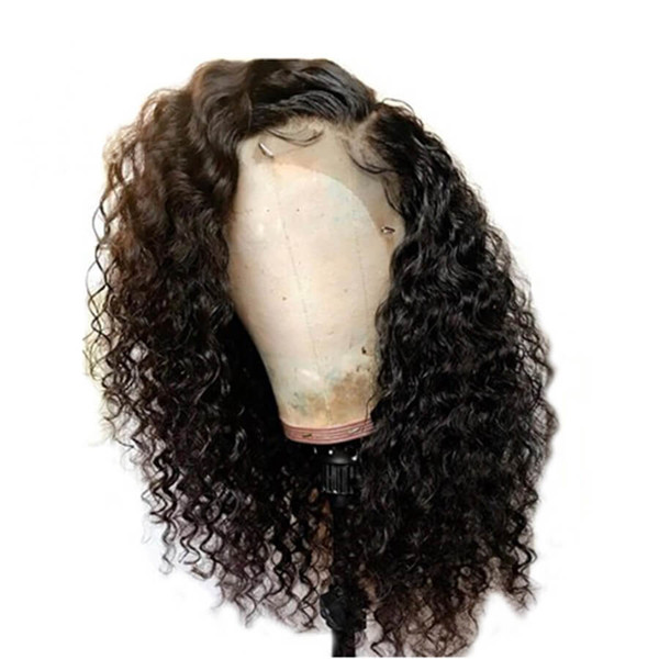 full lace human hair wigs 13*4 lace front wigs Natural Curly Pre-Plucked Natural Hairline baby hair for black woman tiffanyhair