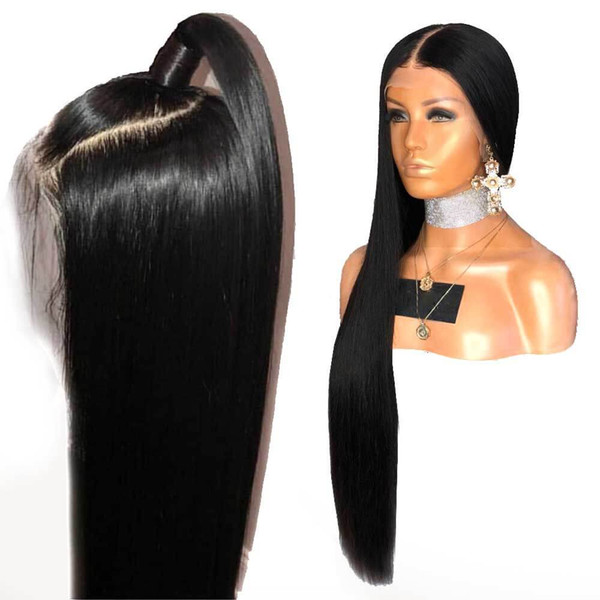 Lace Front wigs Full Lace Wigs straight wigs Pre Plucked Natural Hairline Baby Hair Bleach Knots Malaysian Peruvian Indian Hair wowwigs