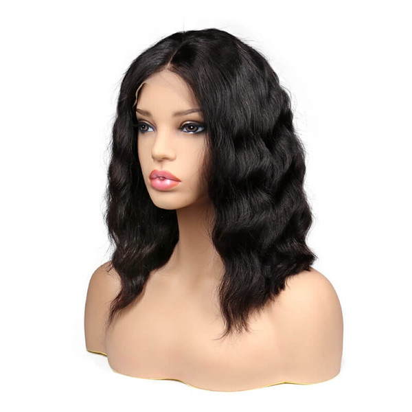 Brazilian hair short wigs body wave 10-14inch Lace Front wigs Full Lace Human Hair Wigs Pre Plucked Natural Hairline code one