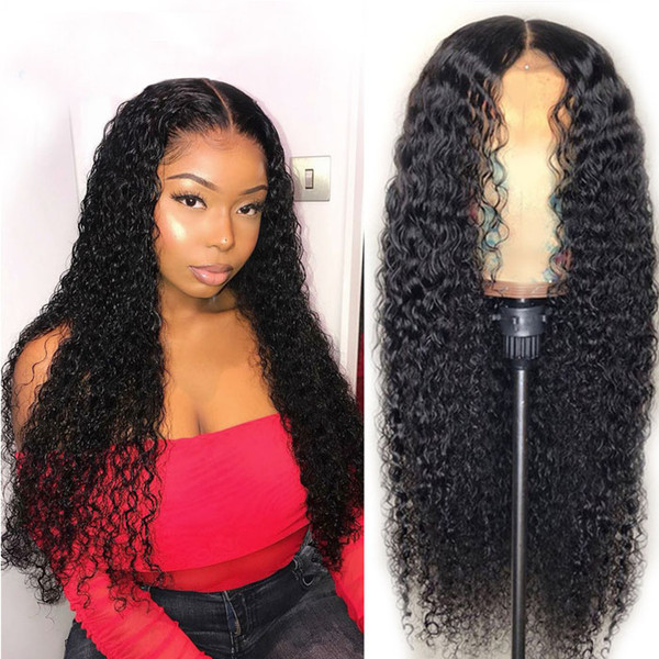 full lace human hair wigs 13*4 lace front wigs Curly Pre-Plucked Natural Hairline baby hair for black woman Peruvian Hair