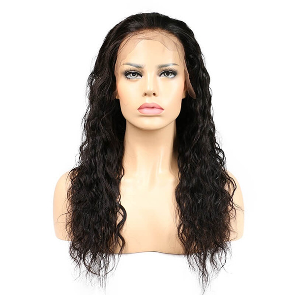 130/150% density Lace Front wigs Loose Water Wave Brazilian Full Lace Human Hair Wigs Pre Plucked Natural Hairline Bleach Knots baby hair