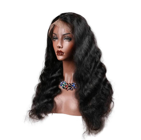 Lace Front Human Hair Wigs For Black Women Pre Plucked Body Wave texture Brazilian Virgin Hair Lace Wig With Baby Hair