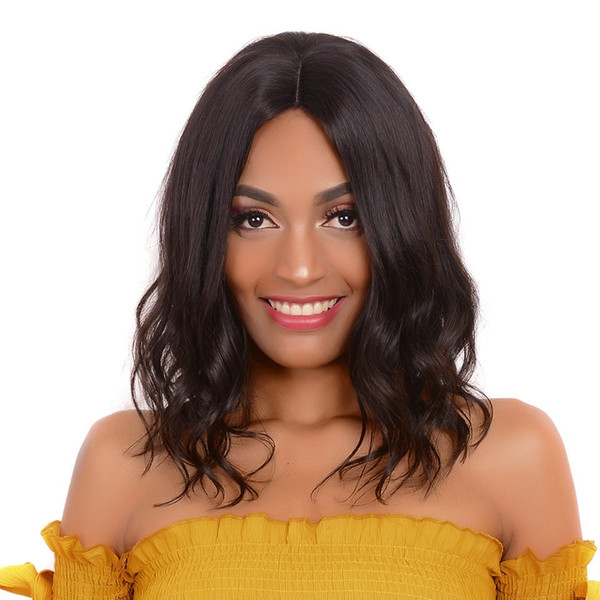 Brazilian hair Lace Front wigs Short Bob Natural wave Full Lace Human Hair Wigs Pre Plucked Natural Hairline babyhair