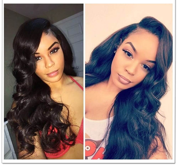 Lace Front Wigs 13*4 Body Wave Bleach Knots 150% density Pre-Plucked Natural Hairline With Baby Hair Brazilian Malaysian Indian Peruvia hair