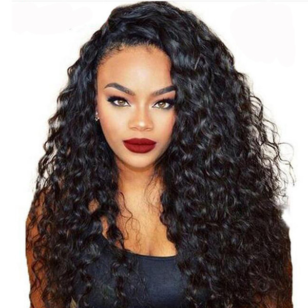 Premier Lace Wigs Glueless Lace Front Wigs Brazilian Remy Human Hair 150% Density Natural Hairline Loose Wave Lace Wig For American