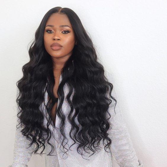 Premier Lace Front Wigs Brazilian Remy Hair Deep Body Wave With Natural Hairline Pre-plucked Baby HairFor American