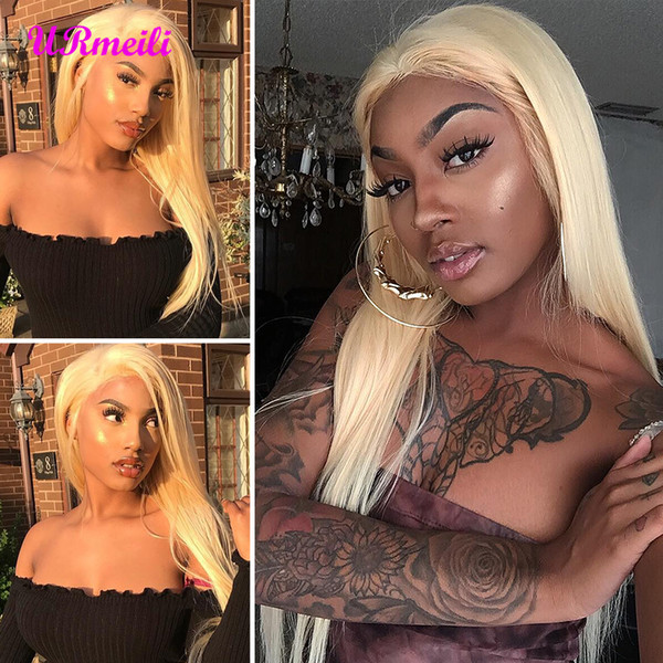 613 Blonde Full Lace Wig Human Hair 10a grade raw virgin indian hair 360 full lace wigs for women Perruques de cheveux humains