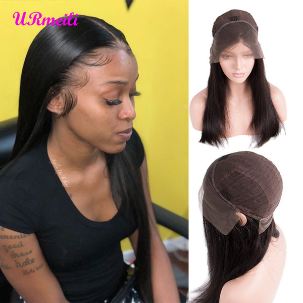 Lace Frontal Human Hair Wigs Brazilian Remy Straight human hair wigs Pre Plucked Natural Hairline With Baby Hair 13*4 lace front wigs