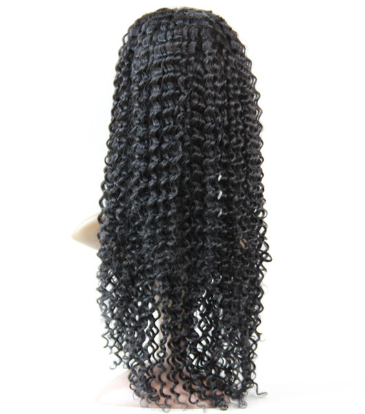 Lace Front Human Hair Wigs For Women Brazilian Kinky Curly Wig Black Remy Hair Pre Plucked Bleached Knots