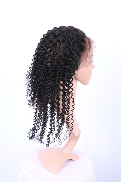 Curly 360 Lace Frontal Wig Pre Plucked With Baby Hair 180% Density Lace Front Human Hair Wigs For Women Brazilian