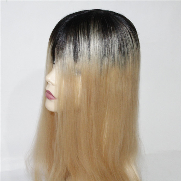 Personal CustomizedFactory price Brazilian Hair two tone human hair ombre lace wig