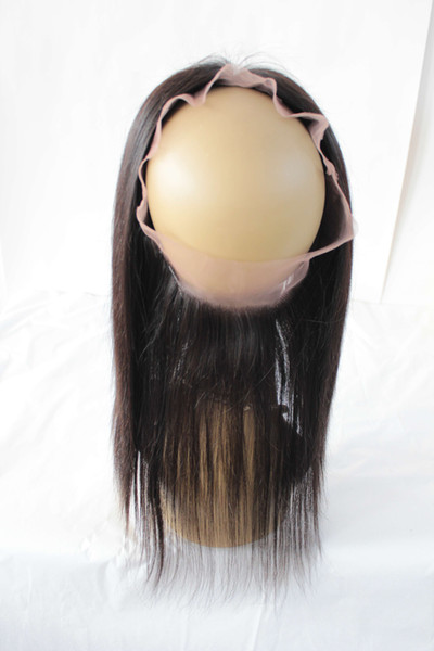 130% Density Straight Wave 360 Lace Frontal Wig Pre Plucked With Baby Brazilian Lace Front Human Hair Wigs